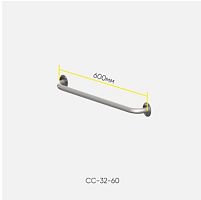 Поручень прямой настенный скоба СС-32-60