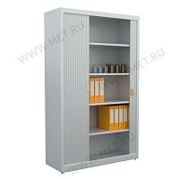 размер 195x100x45 cм МЕТ Кёльн-100 Шкаф медицинский с  роллетами, антибактериальный, разборный