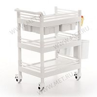 МЕТ SPY-130 Столик манипуляционный с 3 полками и 2 ящиками