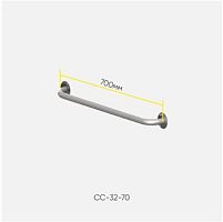Поручень прямой настенный скоба СС-32-70