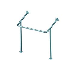 Поручень для инвалидов для раковины верхний с дополнительной опорой на пол ПР-05.01.800.595.847.Н