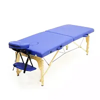 MET Comfort W2 Массажный стол, деревянный, синий