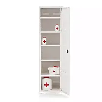 МЕТ ВАЛЕНТИЯ 1МФ Шкаф медицинский, для фармпрепаратов, с антибактериальной окраской