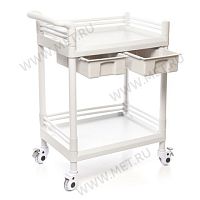 МЕТ ТP-150 Стол манипуляционный с 2 полками и 2 выдвижными ящиками